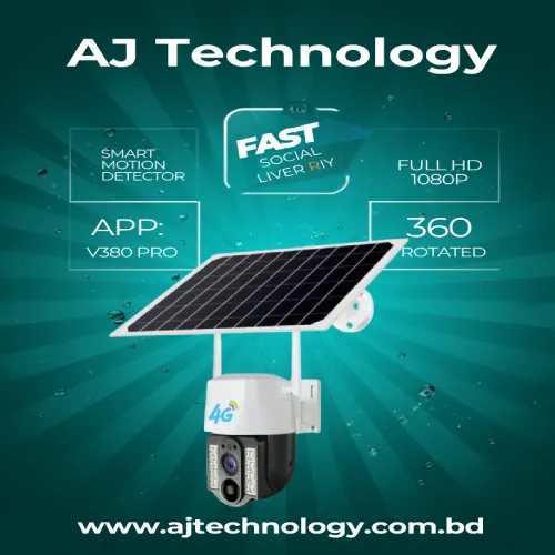 AJ Technology 4G Camera Promotional Poster with Glossy Effects (3