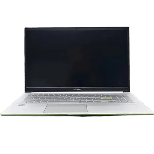 Asus VivoBook S15 S533EA with slim design and large display.