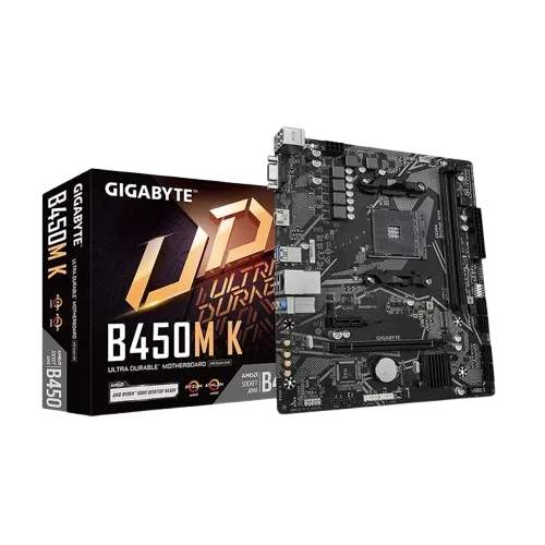 Gigabyte B450M K (2.0) DDR4 AMD Motherboard (1)