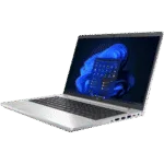 HP EliteBook 840 G9 laptop with Windows 11 display and sleek design.