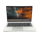 HP EliteBook 845 G8 Ryzen 7 Pro laptop with display showing starry sky wallpaper.