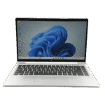 HP Elitebook 645 G10 laptop with Windows 11 desktop display.