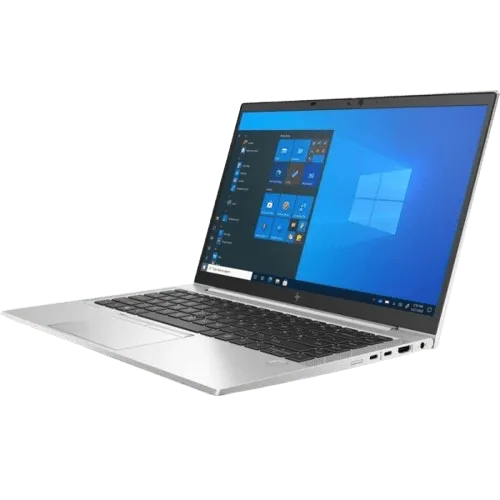 HP EliteBook 845 G9 Ryzen laptop with Windows 10 display.