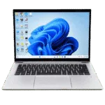 HP ZBook Firefly G9 laptop with Windows 11 desktop display.