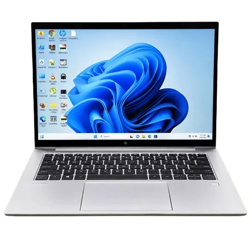 HP ZBook Firefly G9 laptop with Windows 11 desktop display.