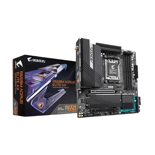 Gigabyte B650M AORUS ELITE AX (Wi-Fi 6E) DDR5 AMD Gaming Motherboard